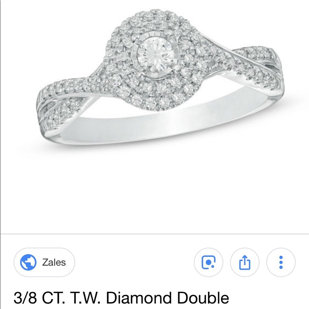 3/8 carat Zales ring